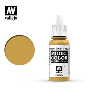 Vallejo 913 Model Colour Yellow Ochre 18ml Paint Dropper Bottle