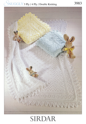 Shawls in Sirdar Snuggly 3 Ply, 4 Ply and DK (3983)