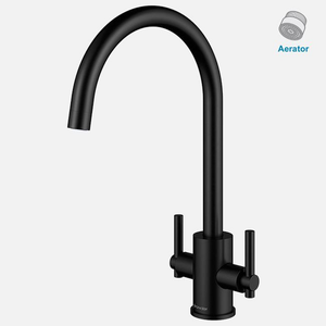 Clearwater Rococo matte black tap