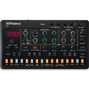 Roland Aira Compact S-1 Tweak Synthesizer, Battery Powered - Based On The Classic SH-101