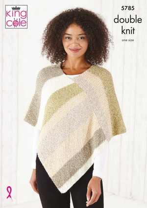 Ponchos in King Cole Harvest DK (5785)