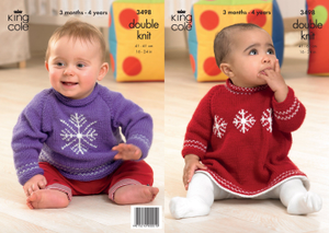 Sweater and Dress in King Cole Comfort Baby DK (3498)