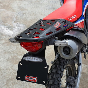 Rear Carry Rack - Honda CRF300L 21-25 | CRF300 Rally 21-25 - Black PC