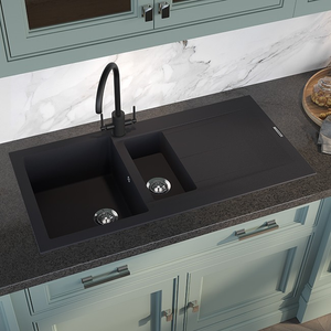 Pyramis Alazia composite black 1.5 bowl sink