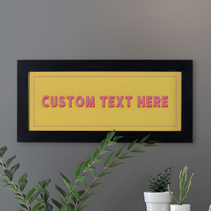 Custom Quote Print One Line of Text
