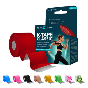 Kinesiology Tape Classic (5 Metres) - Kinesiology Tape Cotton - Red
