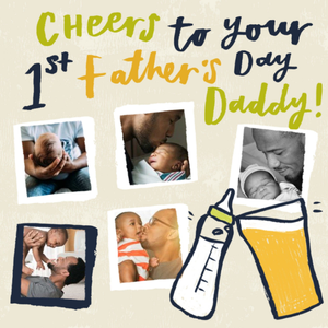 Moonpig 1st Father's Day Photo Upload Card
