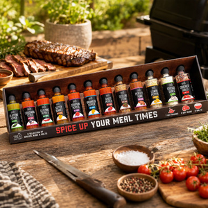 Treat Factory Hot Sauces and Rubs Set of 12