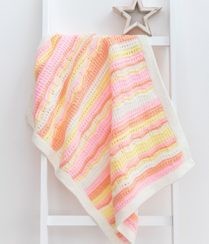 Little Star Baby Blanket - Pink Colourway