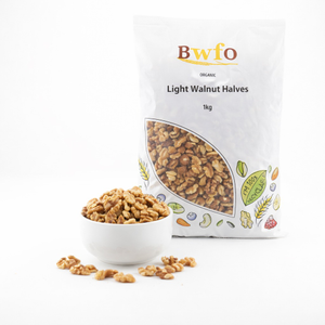Organic Walnuts Light, Halves 1kg