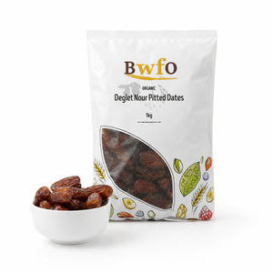 Organic Dates Pitted Deglet Nour 1kg