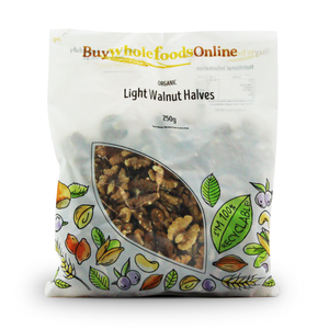 Organic Walnuts Light, Halves 250g