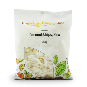 Organic Coconut Chips, Raw 250g