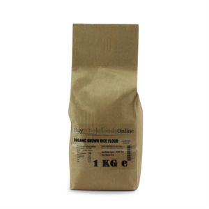 Organic Brown Rice Flour Stoneground (Gluten Free) 1kg