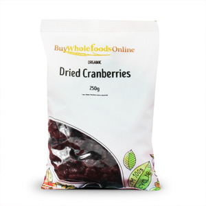Organic Dried Cranberries 250g