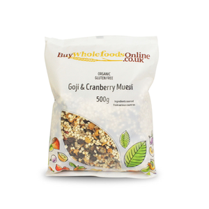 Organic Gluten Free Goji & Cranberry Muesli 500g