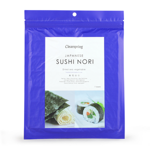 Toasted Nori Sushi Sheets (Clearspring) x7
