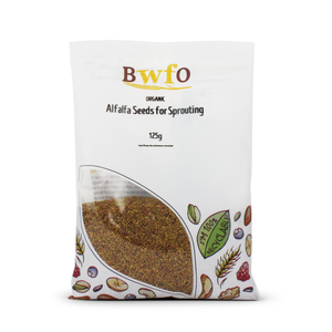 Organic Alfalfa Seeds for Sprouting 125g