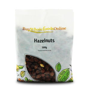 Hazelnuts Whole, Raw 500g
