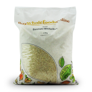 Organic Basmati White Rice 2.5kg