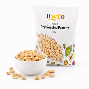 Naked Dry Roasted Peanuts 1kg