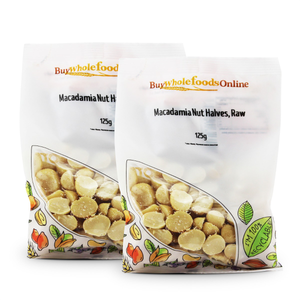Macadamia Nut Halves, Raw 250g