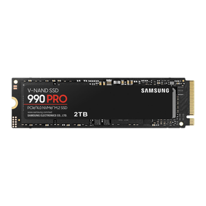 Samsung 990 PRO 2TB SSD PCIe 4.0 NVMe M.2 Solid State Drive - MZ-V9P2T0BW