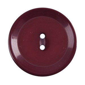 Milward Buttons - Size 20mm, 2 Hole, Brown, Pack of 3