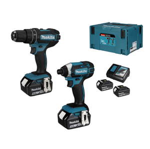 Makita DLX2131TJ 18V Combi and Impact Driver Kit LXT with 2 x 5.0Ah Batteries