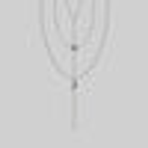 ZODIAC. Layered Moon Chain Choker - Silver