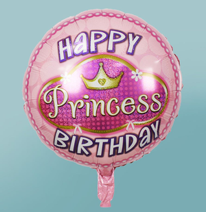 18" Princess Birthday Balloon