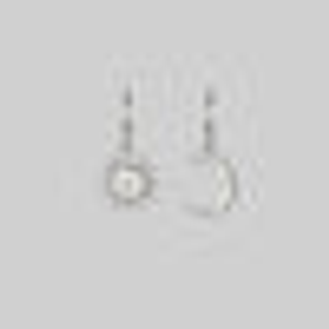 ELIN. Sun & Moon Hoop Earrings - Silver - Silver / Pair