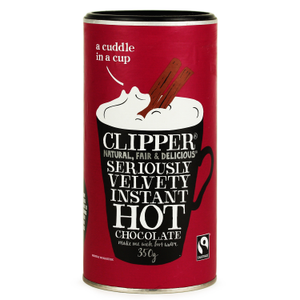 Fairtrade Seriously Velvety Instant Hot Chocolate (Clipper) 350g