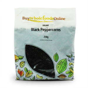 Organic Peppercorns Black 250g