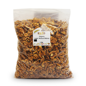 Organic Walnuts Light, Halves 2.5kg