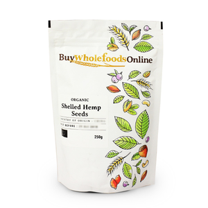 Organic Shelled Hemp Seeds 250g 