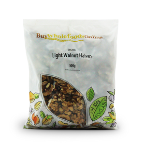 Organic Walnuts Light, Halves 500g