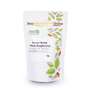 Freeze Dried Whole Raspberries 26g