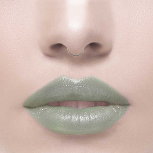 ZEN EXTRA MINI. Silver Titanium Septum Clicker Ring