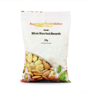 Organic Whole Blanched Almonds 250g