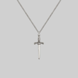 TRUST. Dagger Necklace - Silver