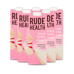 Organic Soya Drink (Rude Health) 6x1 Litre