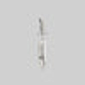 TORN. Short Dagger Single Earring - Silver - Silver / Single