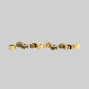 Gold Hair Bead Clickers - Mixed Pack