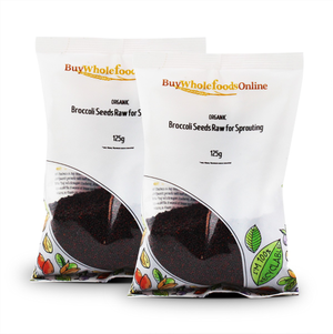 Organic Broccoli Seeds Raw for Sprouting 250g
