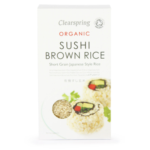 Organic Brown Sushi Rice (Clearspring) 500g