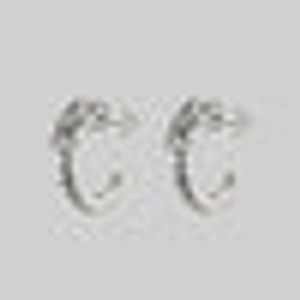 DRAKE. Dragon Hoop Earrings - Silver