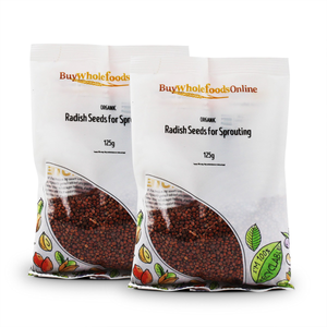 Organic Radish Seeds for Sprouting 250g