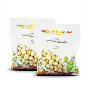 Organic Whole Raw Macadamia Nuts 1kg