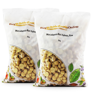 Macadamia Nut Halves, Raw 2kg